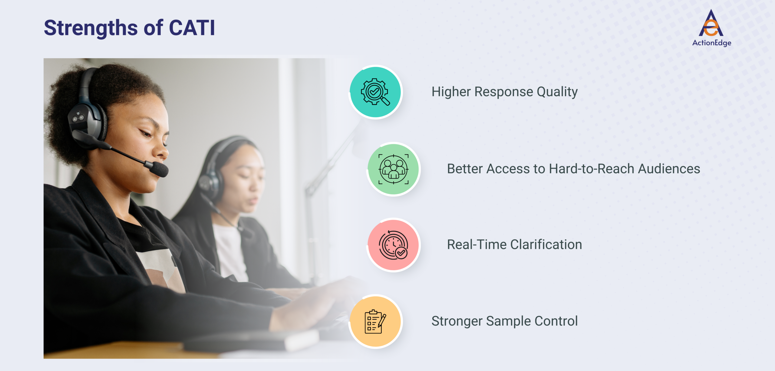 Strengths of CATI